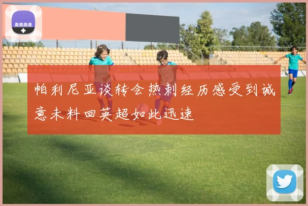 帕利尼亚谈转会热刺经历感受到诚意未料回英超如此迅速